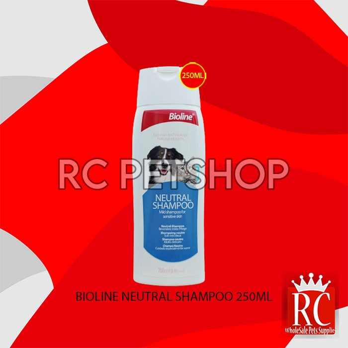 Shampoo Kucing Anjing Bioline Neutral Shampoo 250 ml