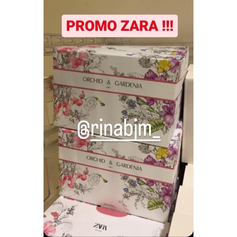 Zara parfum Gardenia Orchid bundling 30ml 90ml 100ml 180ml BEST SELLER