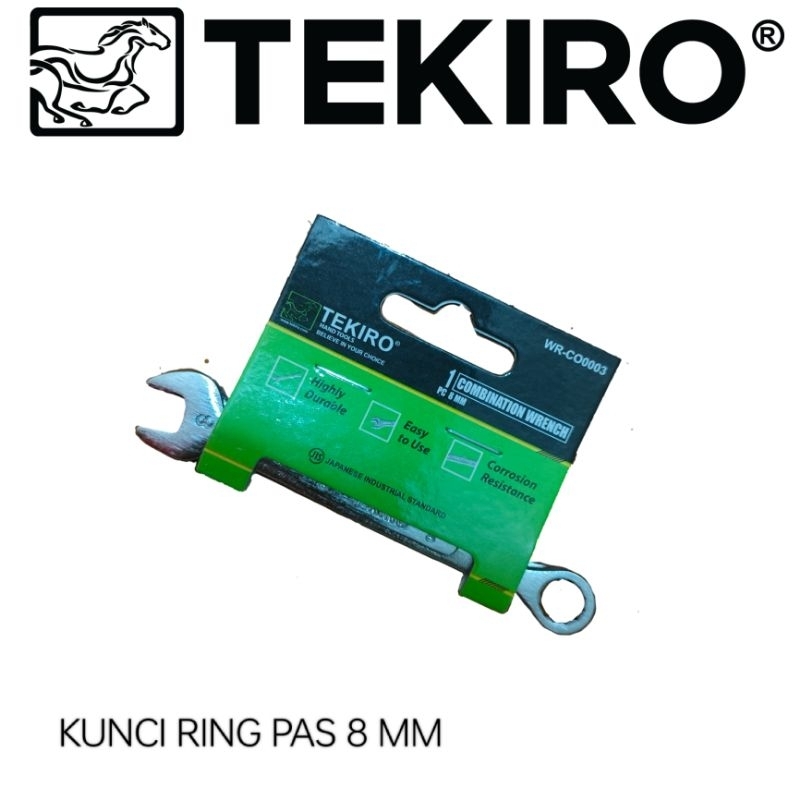 Kunci Ring Pas 8 mm Tekiro (Harga Satuan)