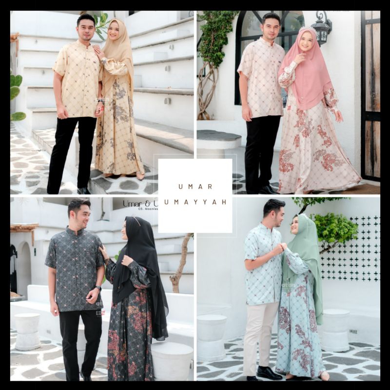 GAMIS KOKO SET COUPLE by ATTIN HIJAB UMAR & UMAYYAH SERIES GAMIS KOKO CANTIK MURAH