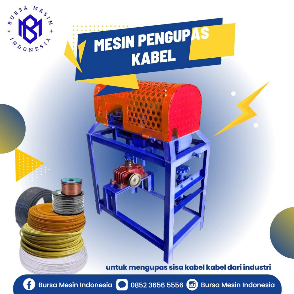 Mesin Pengupas Kabel Baja