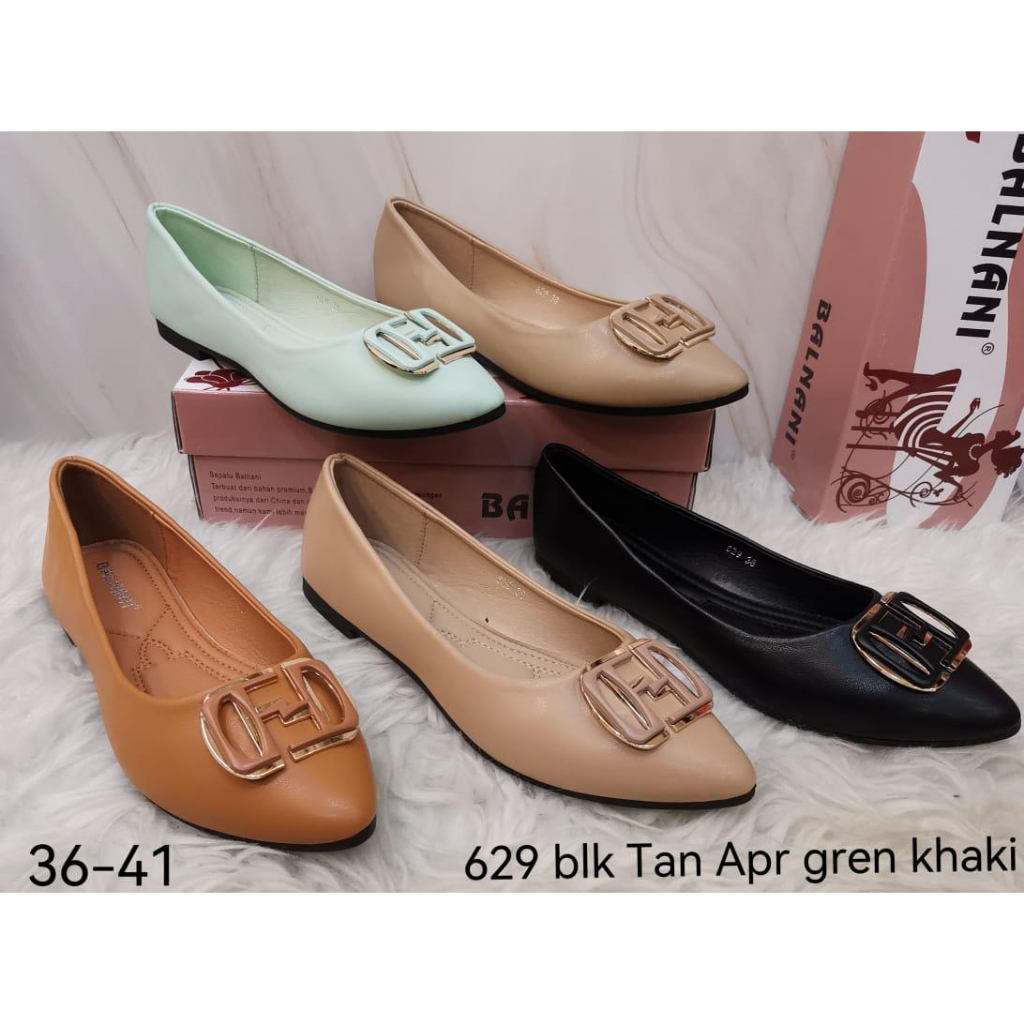 629  sepatu balet/flatshoes wanita kekinian