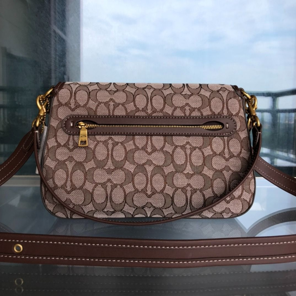 New 2023 Coach Soft Tabby Shoulder Bag In Signature Jacquard C4821 4821 CA105 4823