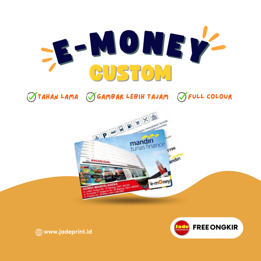 

[JADE] E MONEY Mandiri Custom E MONEY Custom E MONEY Card E MONEY Mandiri Original [Tanpa Saldo]