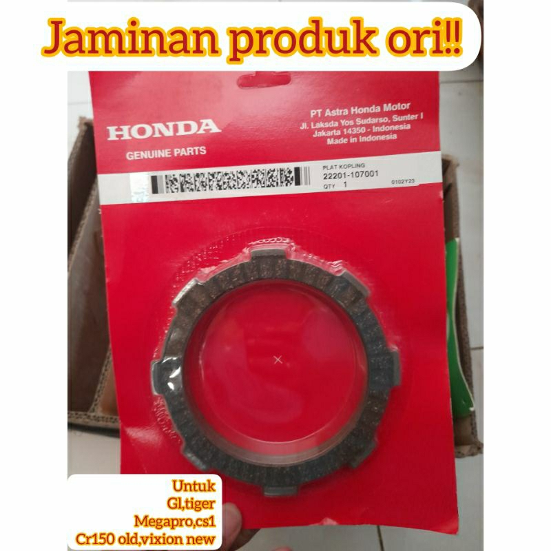 TermurahKampas kopling GL 100 AHM ORI