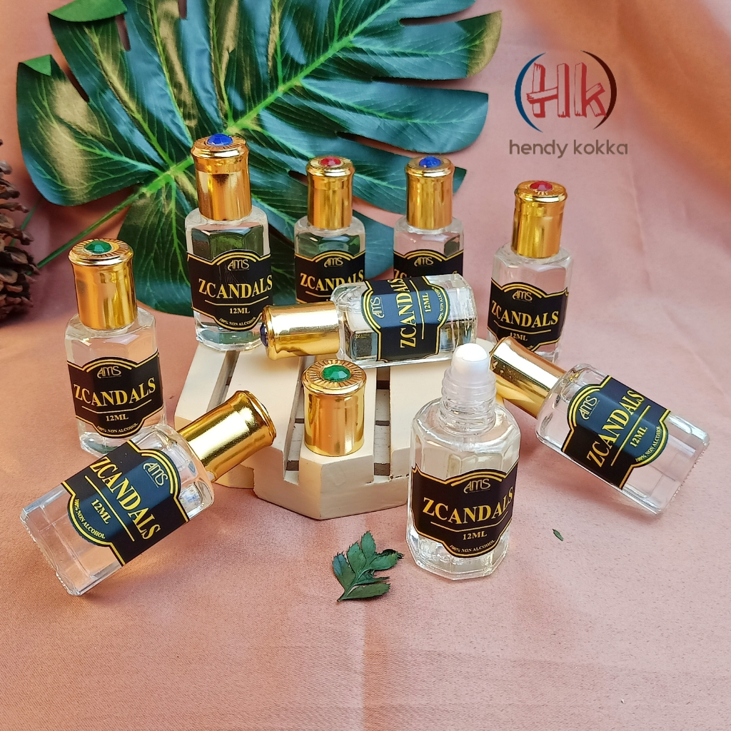 PARFUM SHALAT ZCANDALS PARFUM FULL BIBIT FULL BIANG ISI 12ML WANGI TAHAN LAMA