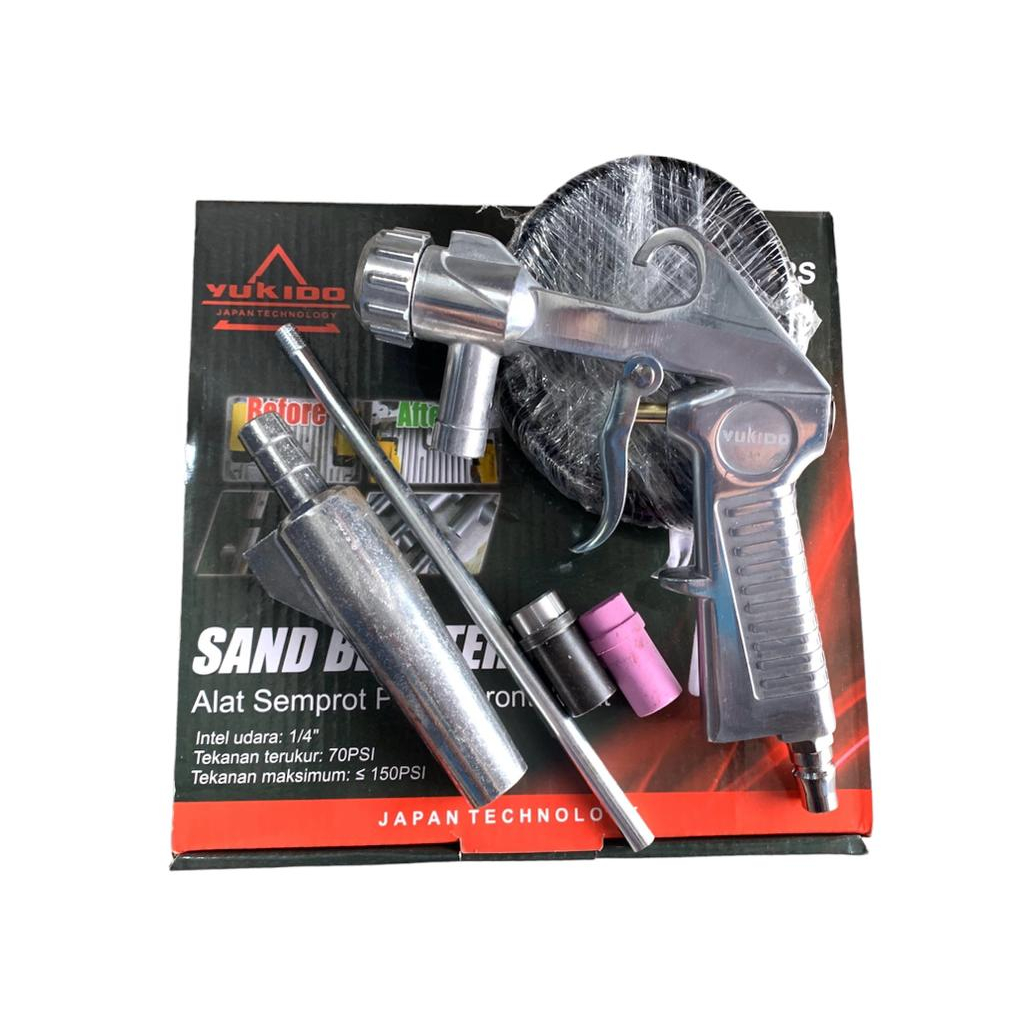 PROMO SPRAY GUN SPRAYGUN PERONTOK CAT PENGHILANG KARAT REMOVER Sand Blasting Gun Spray Gun Sand Blaster Alat Semprot Sprayer Pasir Penghilang Karat Sandblasting