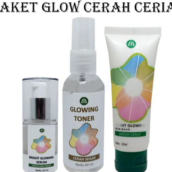 Liz Skincare Paket Glowing Cerah Ceria