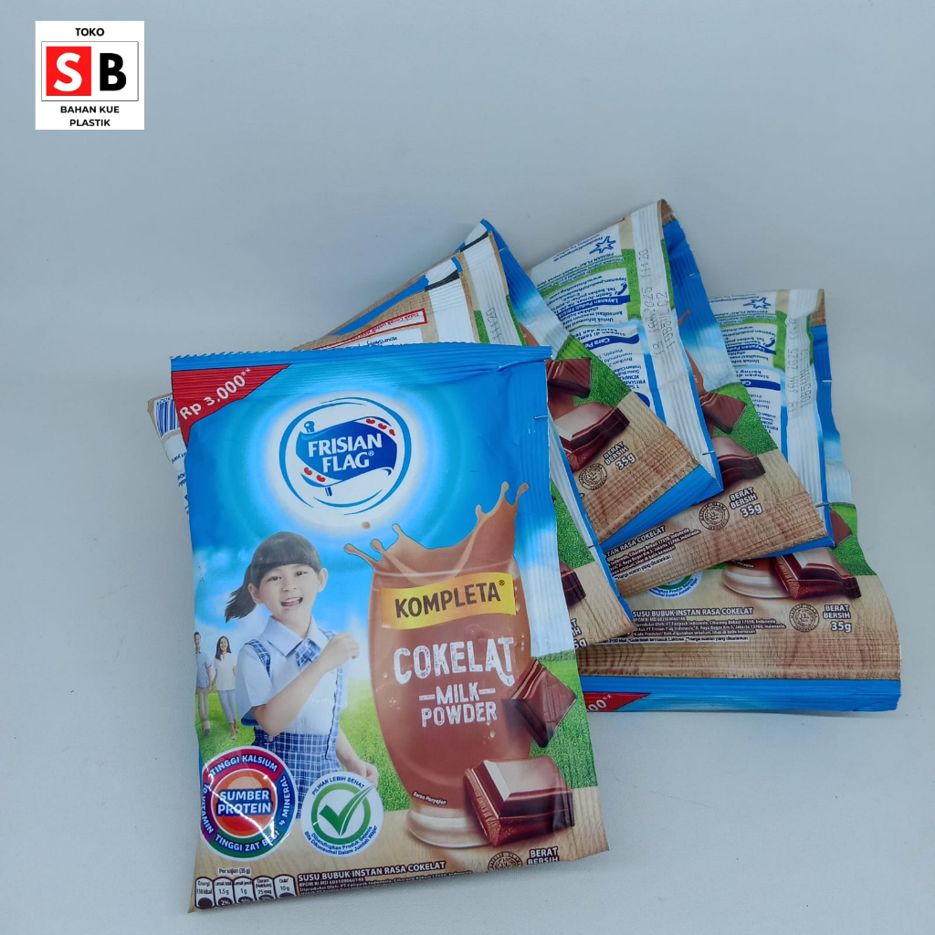 

FRISIAN FLAG KOMPLETA SUSU BUBUK 35GR SACHET COKLAT/SUSU BUBUK RENCENG