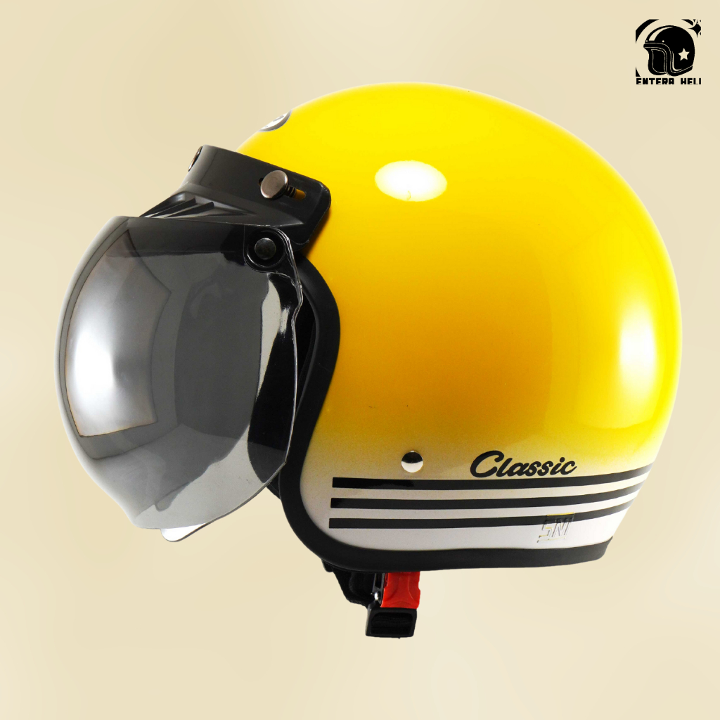 Helm Bogo Retro Classic Wanita Helem Cewek SNI Terbaru