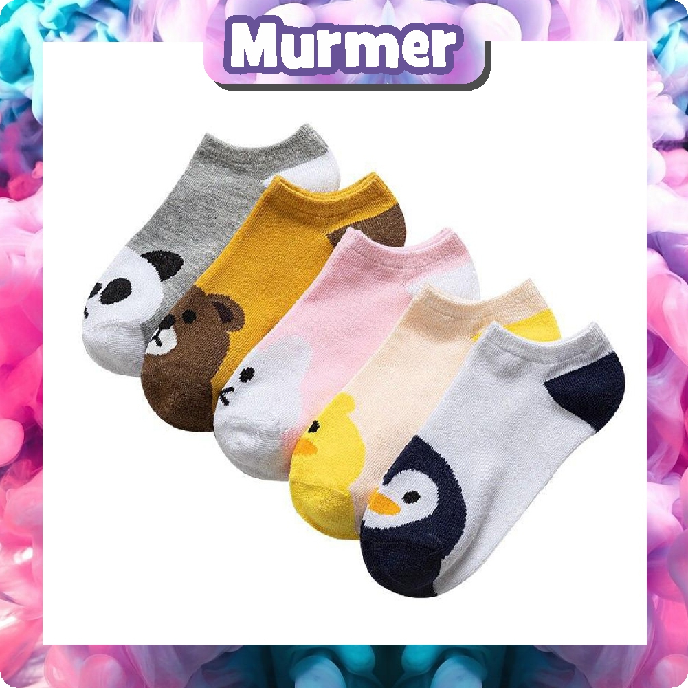 MurmerOfficial Kaos Kaki Motif Karakter Beruang / Kaos Kaki Pria Wanita KK134