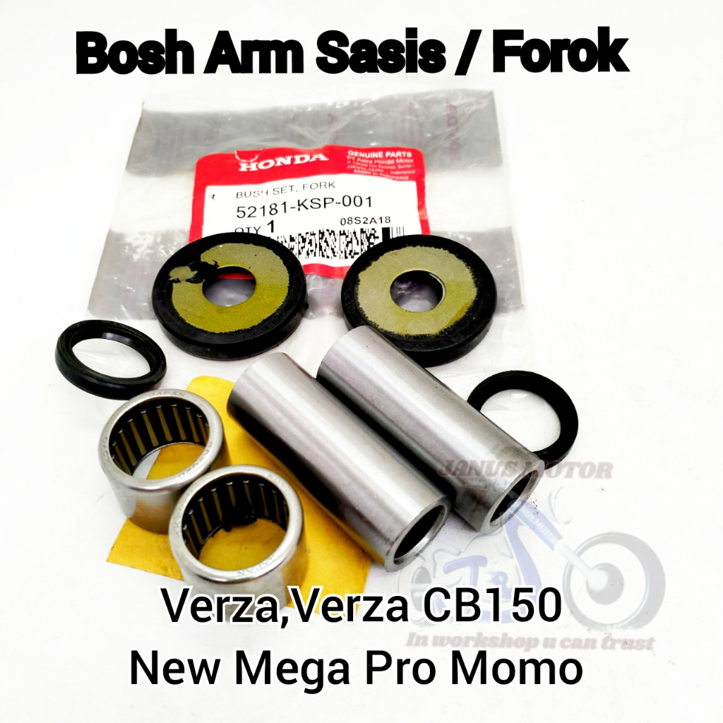 Bosh ARM Sasis Verza Mega Pro New mono shock cb150 Honda KSP kualitas original Presisi dan awet fork