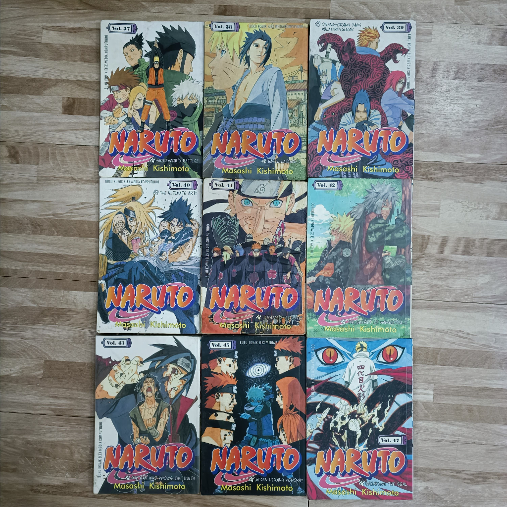 Komik Naruto Bekas Original