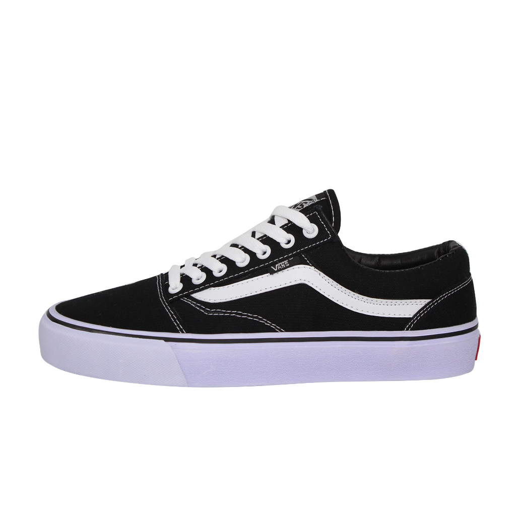 Sepatu vans old skool pria hitam putih sneakers kanvas wanita DT Gaya Keren