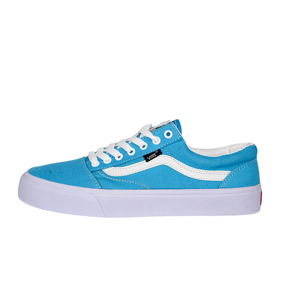 Sepatu vans pria old skool biru turkish polos sneakers wanita kanvas buat gaya terbaru 2023