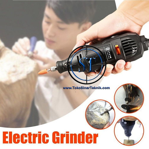 Bor Listrik 230V Electric Rotary Grinder 5 Variable Speed 8000-37000Rpm Rotary Tools 130W