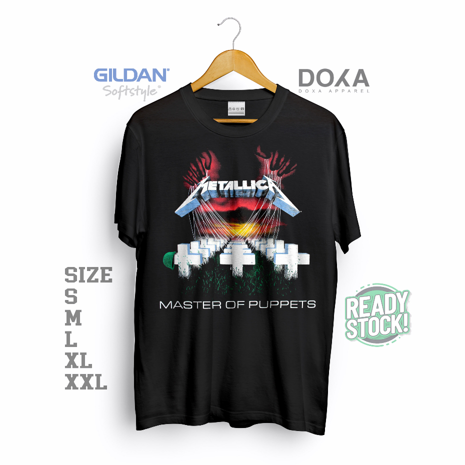 Kaos Band Metallica Master Of Puppets