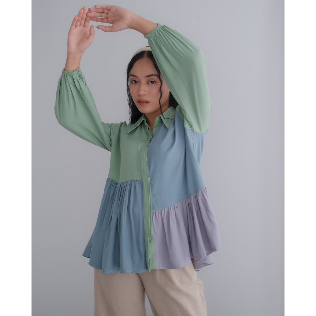 Myrubylicious SONJA SHIRT KODE BN2673 | SHIRT | KEMEJA WANITA | KEMEJA RAYON