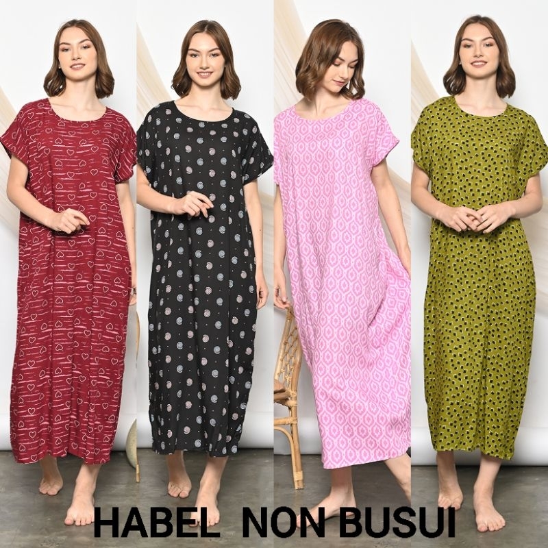 DASTER RAYON  NON BUSUI HABEL SEMATAKAKI LENGAN PENDEK KEKINIAN