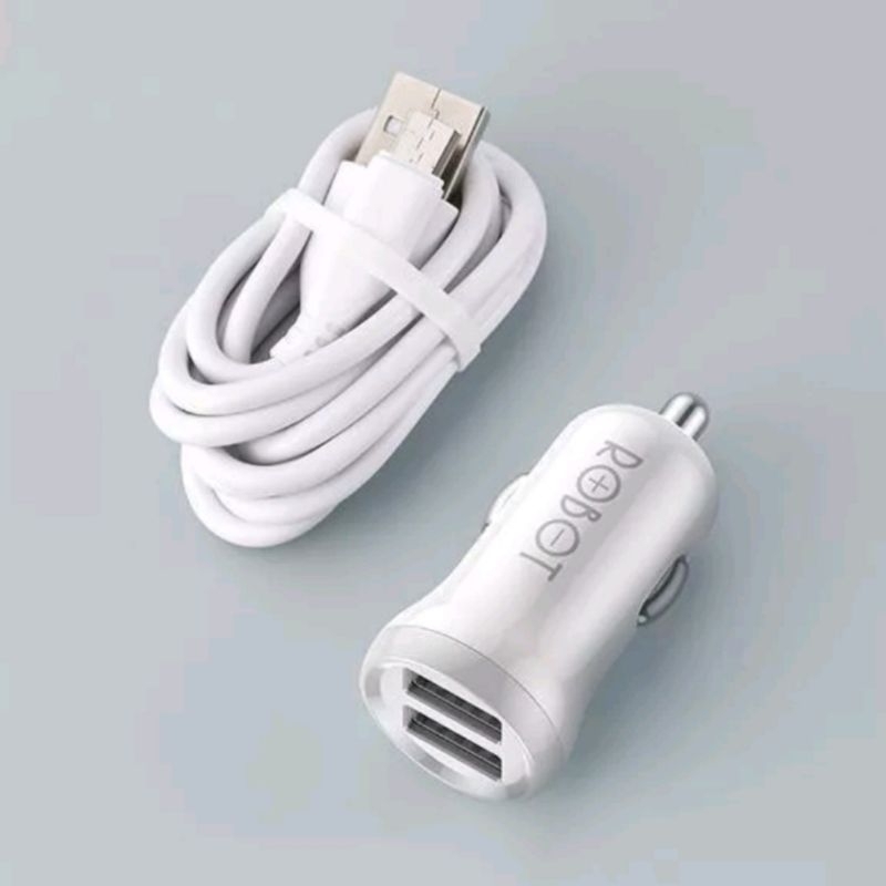 CAR CHARGER MOBIL ROBOT SAVER ROBOT FAST CHARGING RT-C06 CHARGER MOBIL ORI 100%