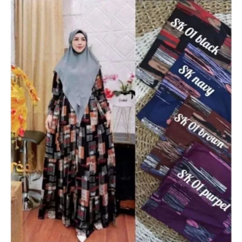 GAMIS HYGET MOTIF JUMBO BUSUI TERMURAH GAMIS HARIAN