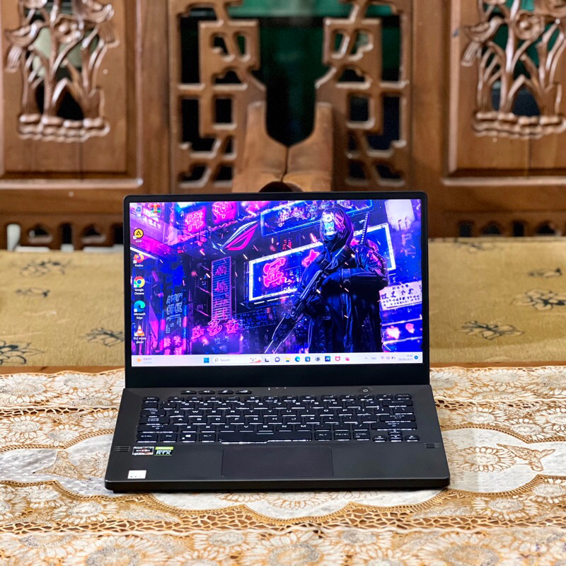 LAPTOP  GAMING ASUS ROG ZEPHYRUS G14 GA401QC RYZEN 7-5800HS NVIDIA RTX3050