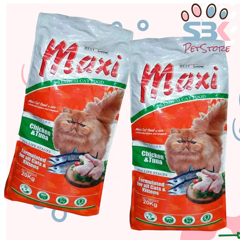 Maxi 20kg Dry Food Makanan Kucing Kering All Stage