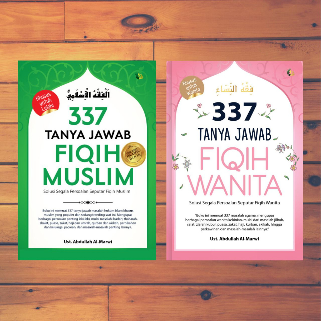 Buku 337 Tanya Jawab Fiqih Muslim & 337 Tanya Jawab Fiqih Wanita