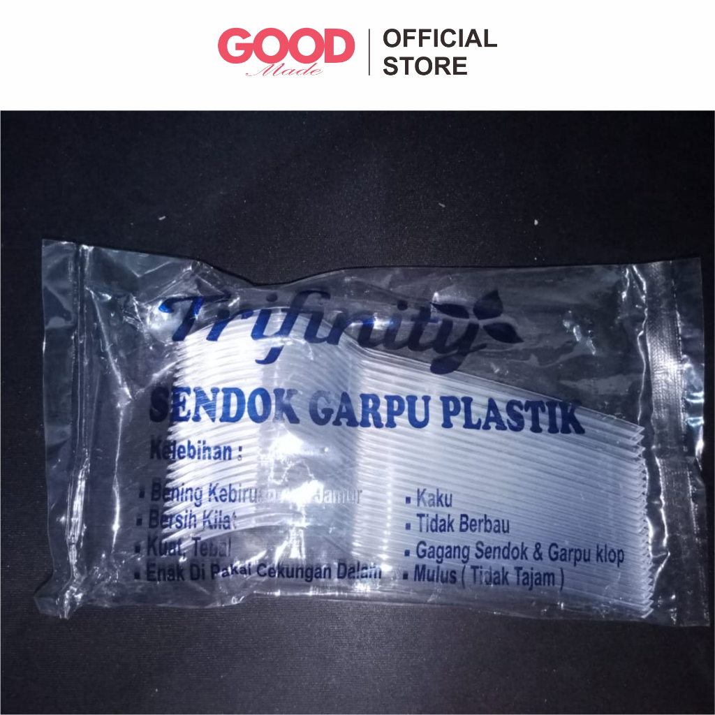 GOOD MADE - Garpu Trifinity | Garpu Bening | Garpu Plastik | Pack Set | COD