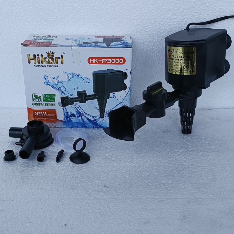 mesin pompa power head ph HIKARI HK P 3000 waterpump aquarium water pump filter celup low watt