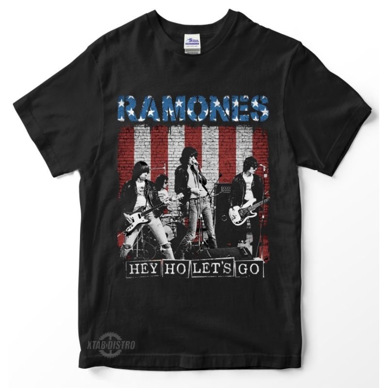 XTAB DISTRO kaos / Premium Tshirt RAMONES - WE WANT THE AIRWAVES / kaos band / rock n roll / kaos mu