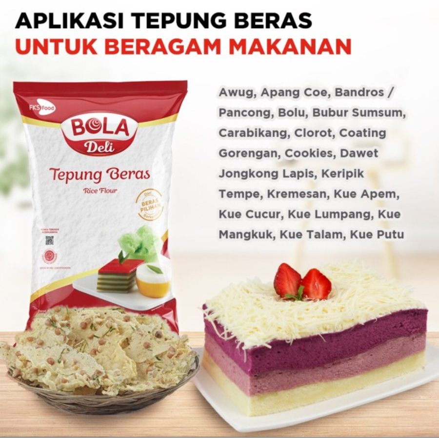 Bola Deli Tepung Beras 500gr Rice Flour