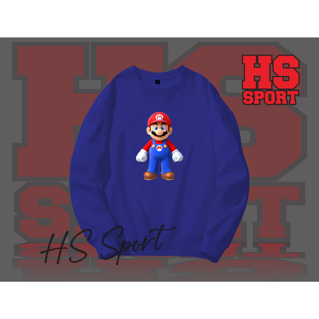 JAKET SWEATER SUPER MARIO - SWEATER SUPER MARIO TYPE 2