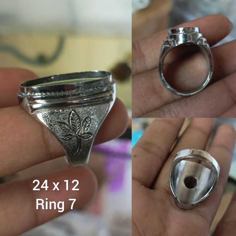 Emban cincin monel handmade ukir
