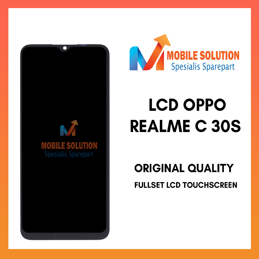 Grosir LCD Oppo Realme C 30s Fullset Touchscreen ORIGINAL 100% Garansi 1 Bulan + Packing / Bubbel