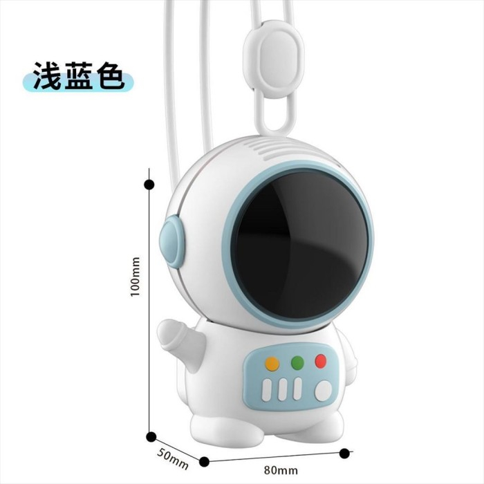 Astronaut Cute Fan Kipas Angin Mini Portable Karakter Astronot MLS6088 - Warna Cowok