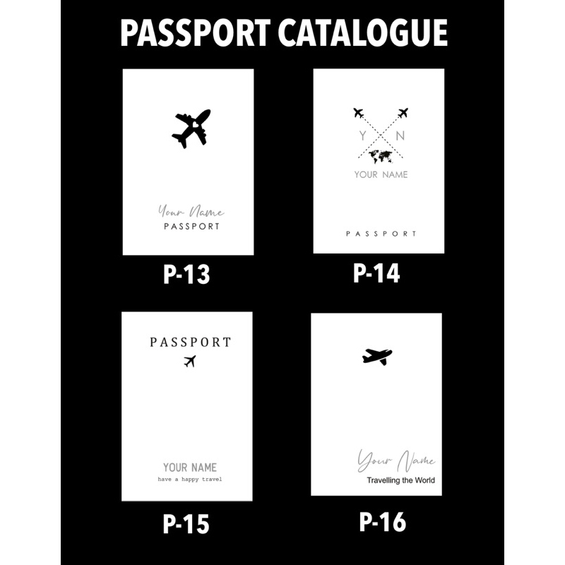 PASSPORT COVER CUSTOM NAMA / LOGO