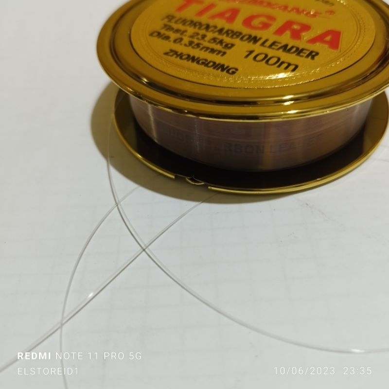 Senar Pancing Super TIAGRA 100 Meter Fluoro Carbon Leader Original Kumyang zhongding