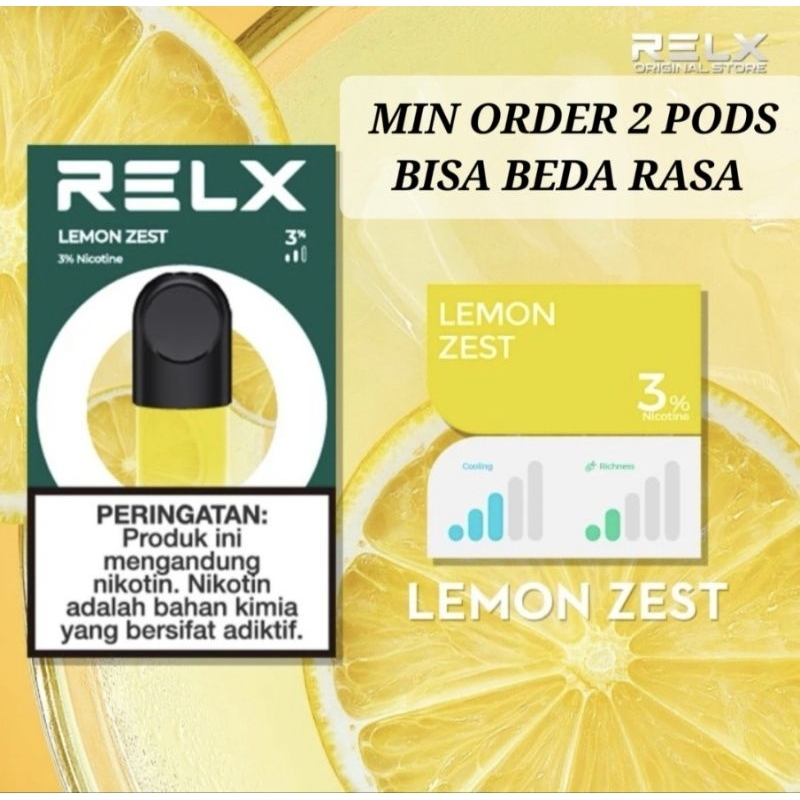 Relx infinity essential pod 1 pack Fresh zest