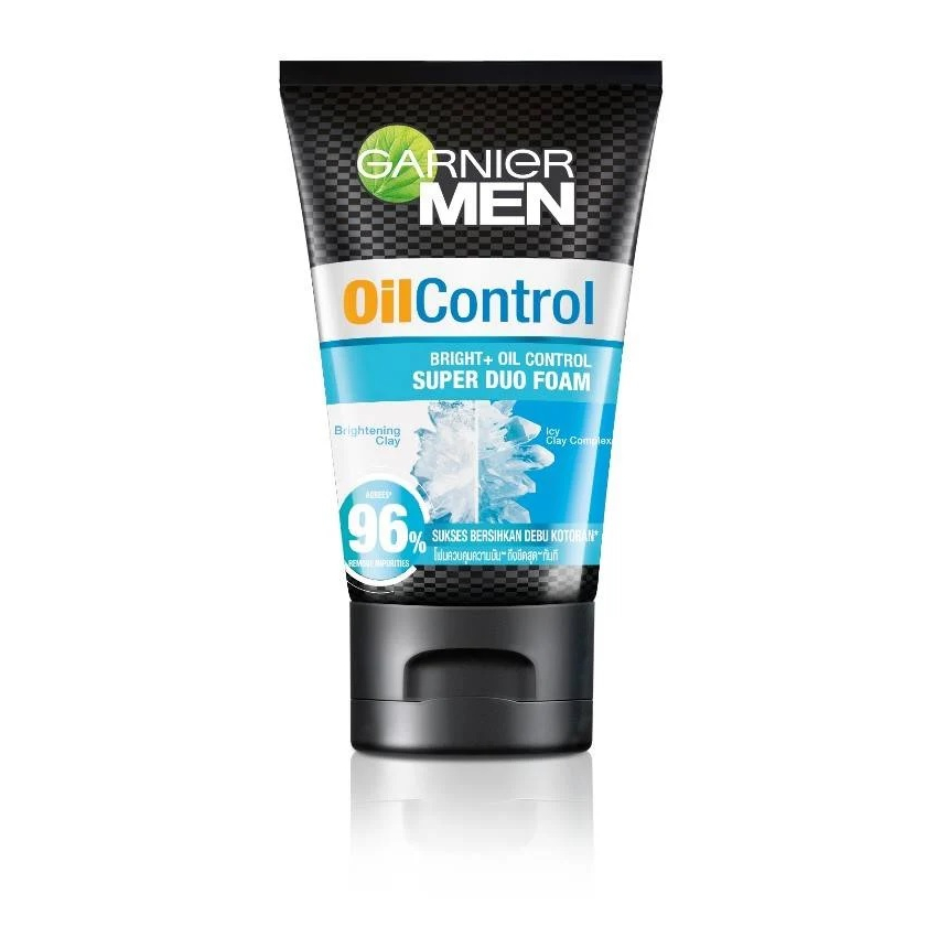 Garnier Men Oil Control Bright + Oil Control Super Duo Foam