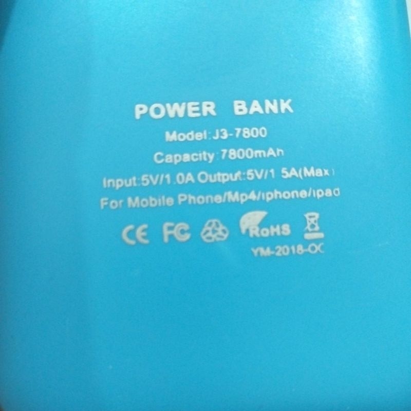 power bank advance j3 7800mah