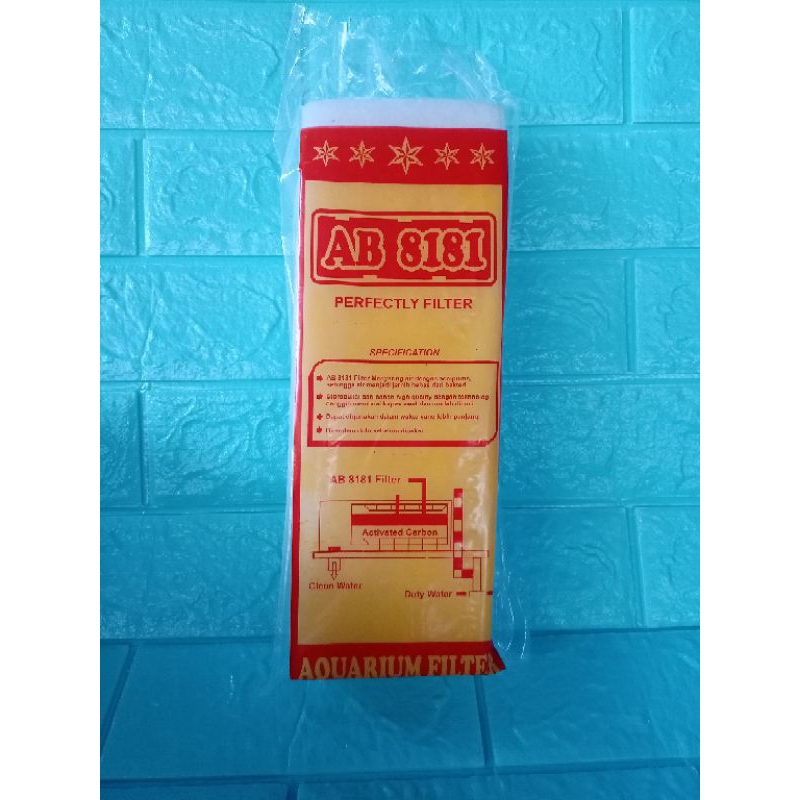 kapas filter aquarium AB8181 Perfectly filter uk 20x10cm