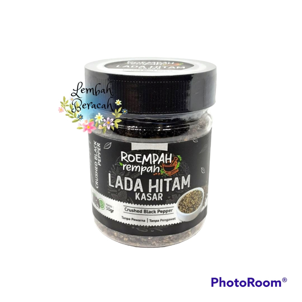 

ROEMPAH REMPAH Lada Hitam Kasar / Black Pepper Crushed 50gr