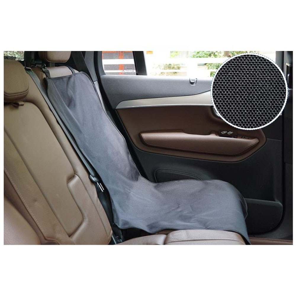 Pet Car Seat Cover Mat Alas Duduk Anjing Jok Mobil Waterproof - HIH49 - Black