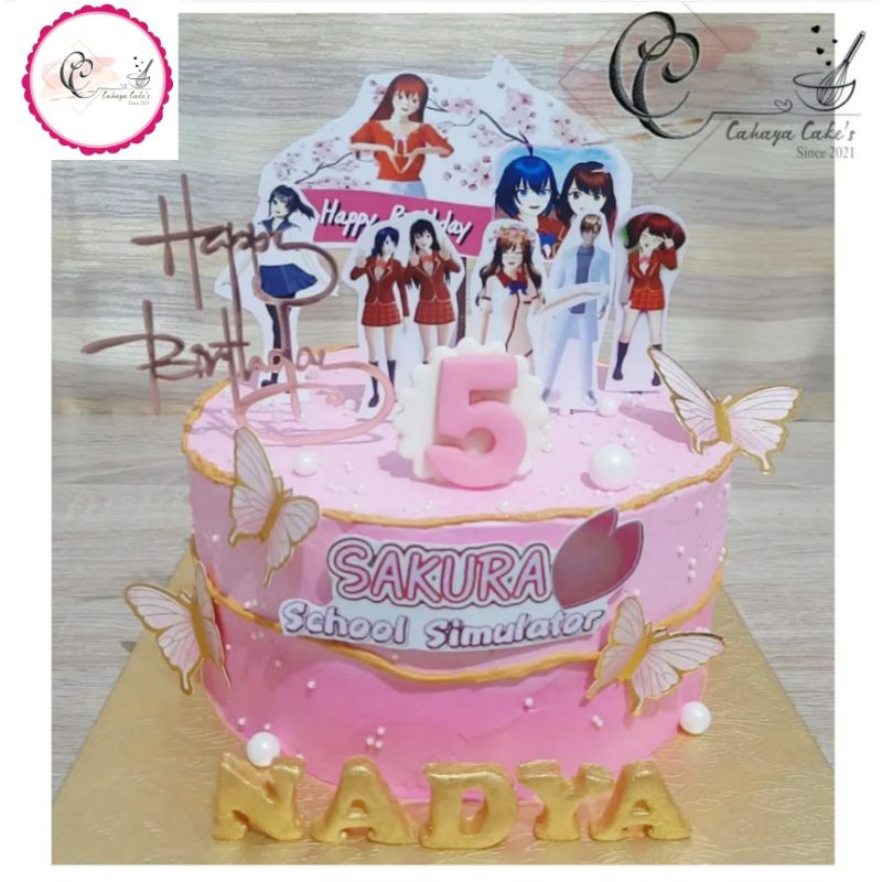 Sakura School Simulator Cake / Kue Ultah Sakura Simulator / Sakura Cake