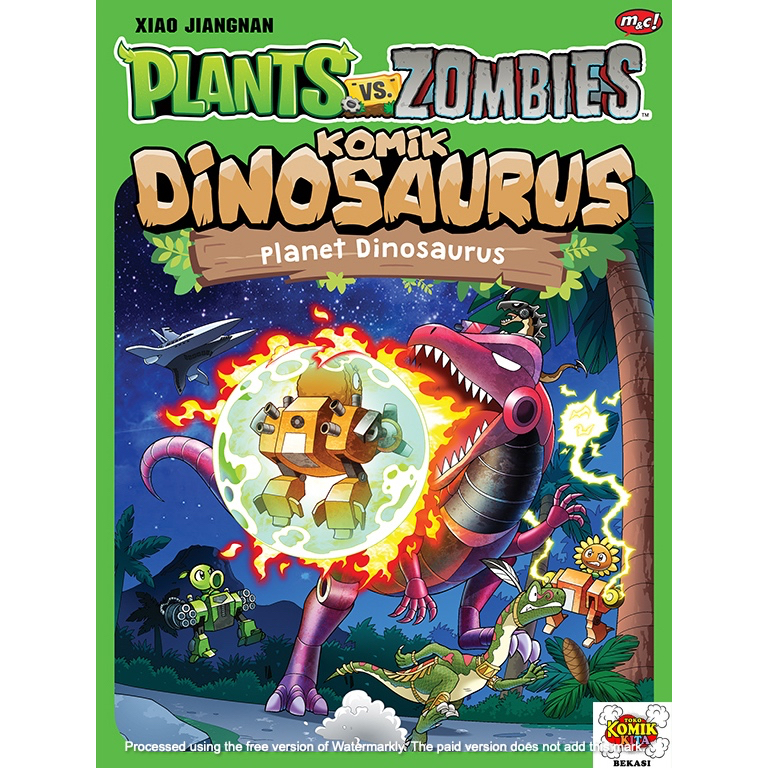 BUKU Plants VS Zombies - Komik Dinosaurus (PILIHAN)