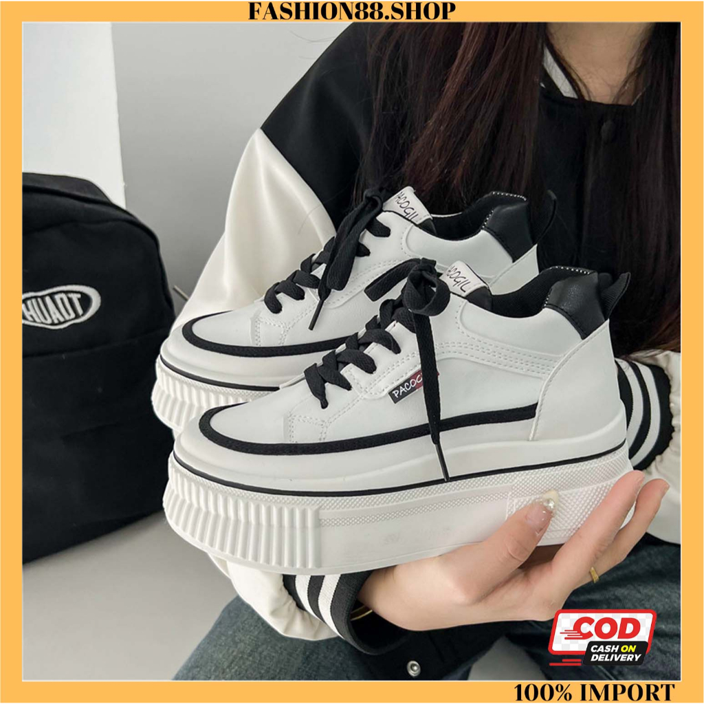 Sepatu Model Korea Sneakers Wanita Sepatu Import Fashion Premium F 72