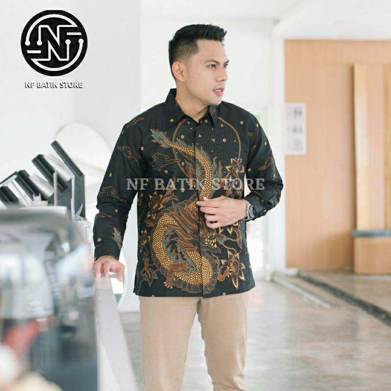 Kemeja batik solo / Full furing / Kemeja batik pria / Batik kondangan / Batik sragenan / Batik keris