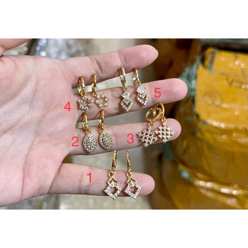 Fifi Fashion Anting Gantung Fashion Kekinian Model Perhiasan A0045