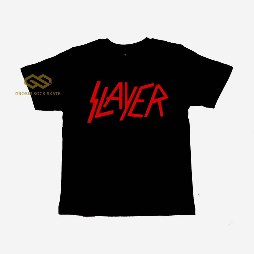 KAOS BAND ANAK/ KAOS MUSIK SLAYER  USIA 1-12 TAHUN